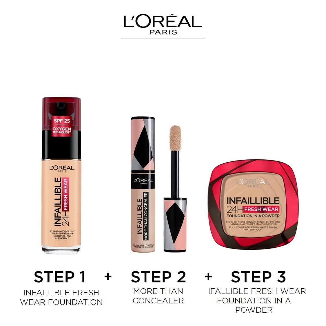 L’Oreal Paris Infallible Full-Wear Concealer- Waterproof Full Coverage - Alora