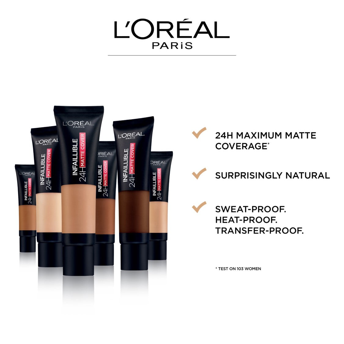 L'Oreal Paris Infallible Matte Cover Foundation - Alora