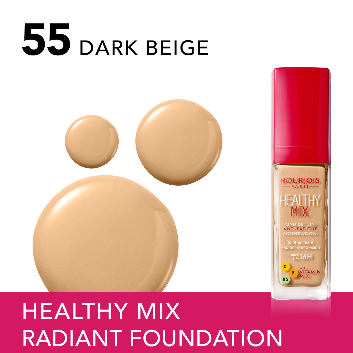 Bourjois Healthy Mix Anti-Fatigue Foundation - Alora