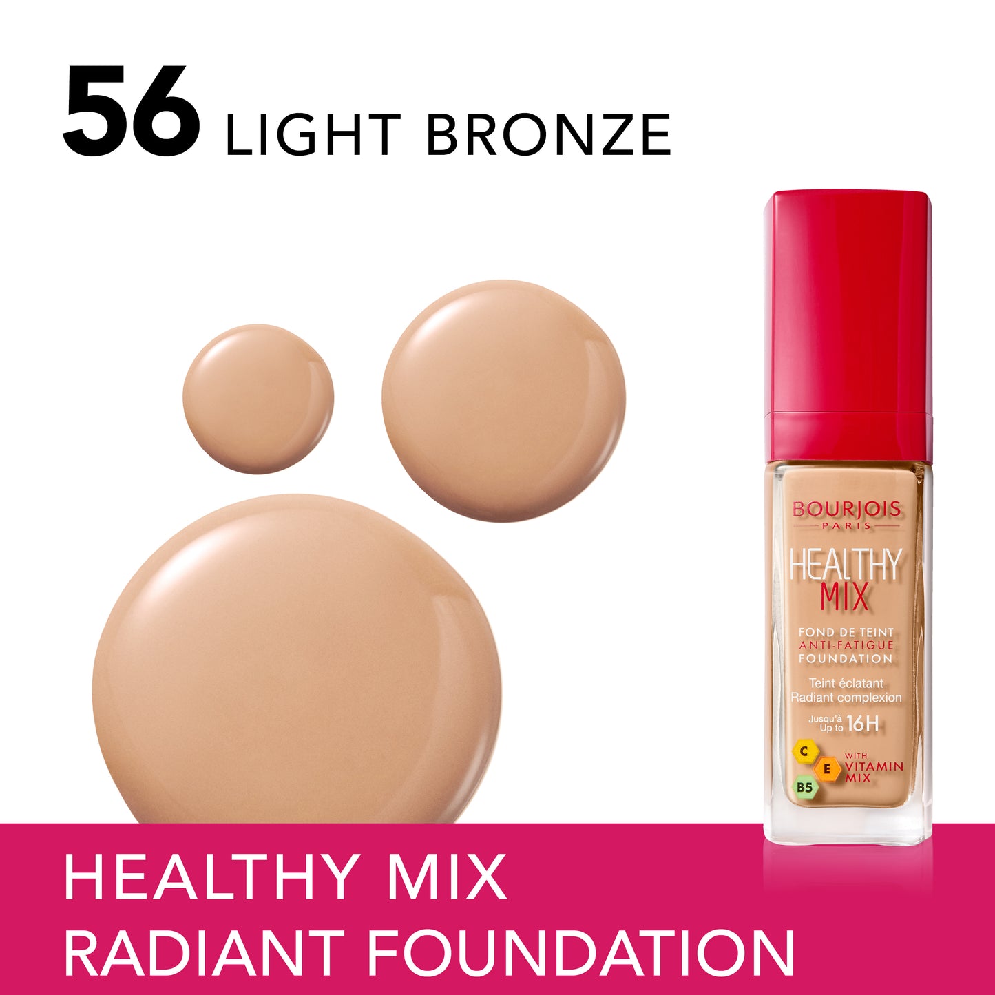 Bourjois Healthy Mix Anti-Fatigue Foundation - Alora