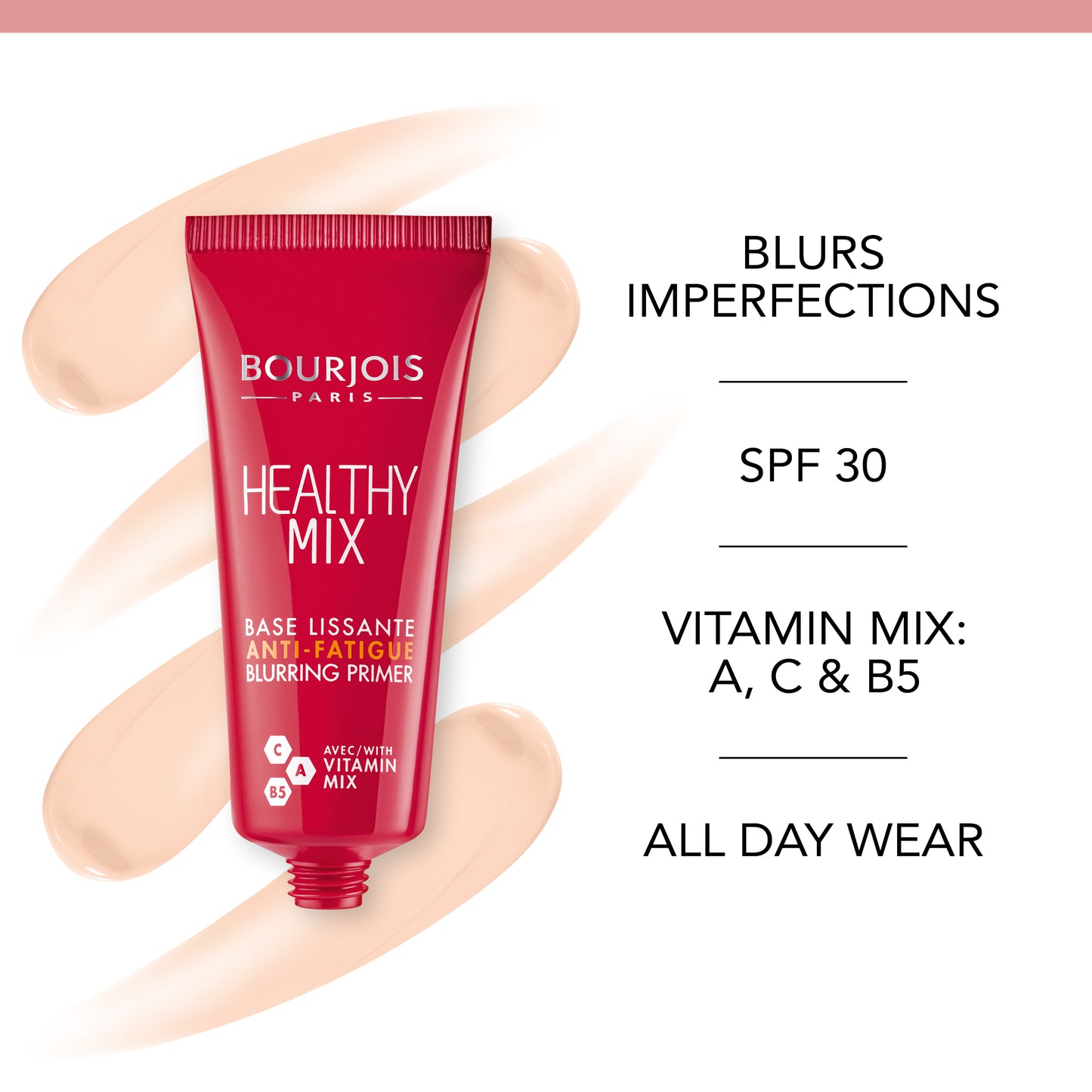 Bourjois Healthy Mix Anti-Fatigue Blurring Primer Universal Shade - Alora