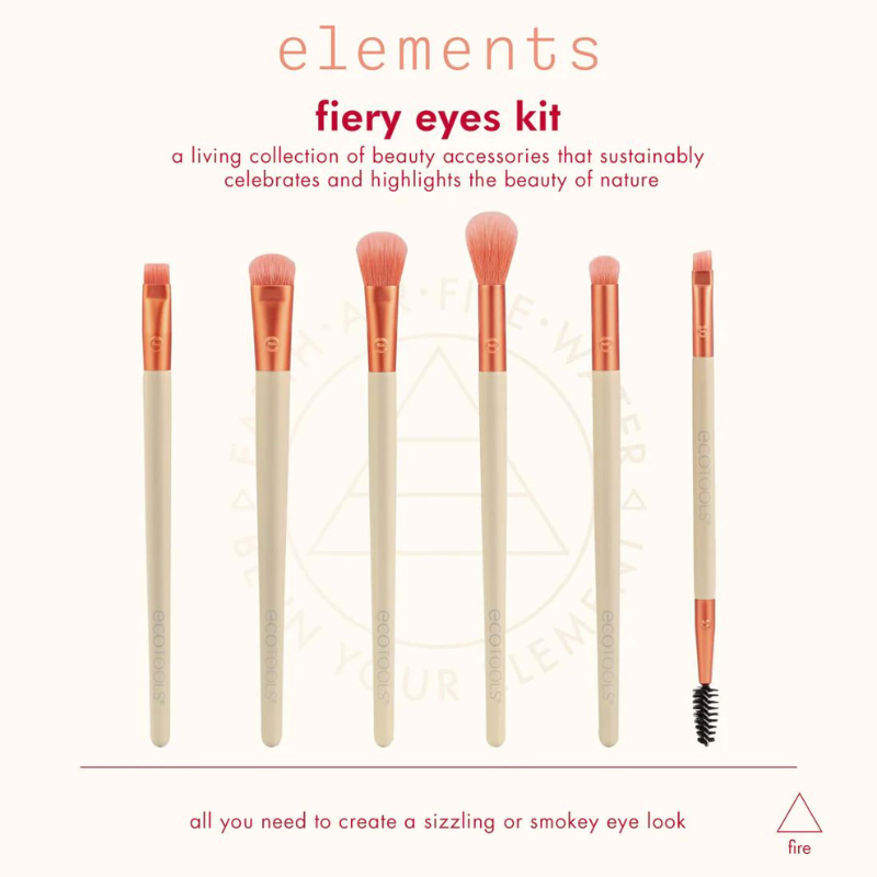 EcoTools Elements Fiery Eyes Eye Makeup Brush Kit (6) - Alora