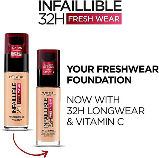 L'Oreal Paris Infallible 24H Fresh Wear Foundation - Alora