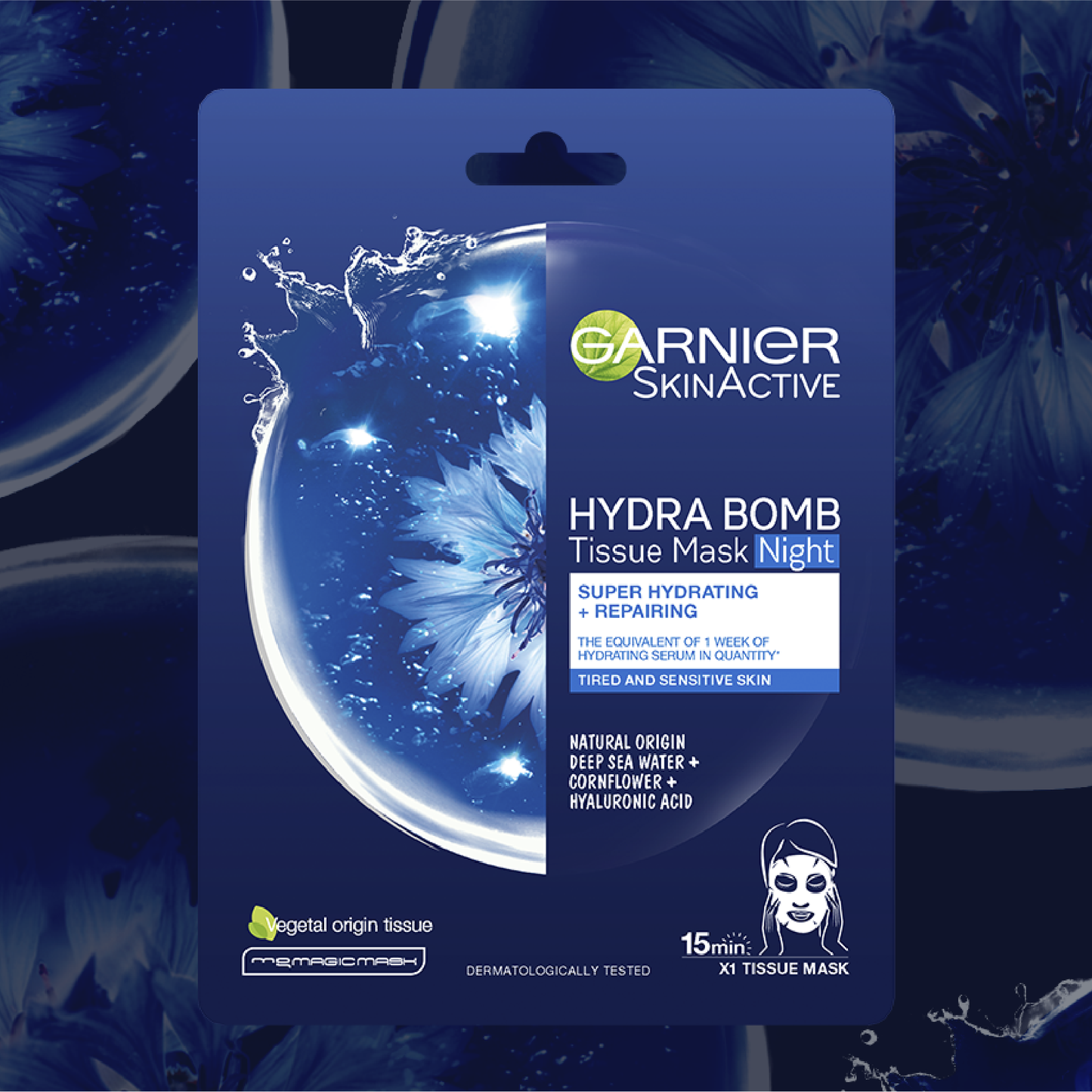 Garnier Hydra Bomb Super Hydrating & Repairing Night Face Mask - Alora