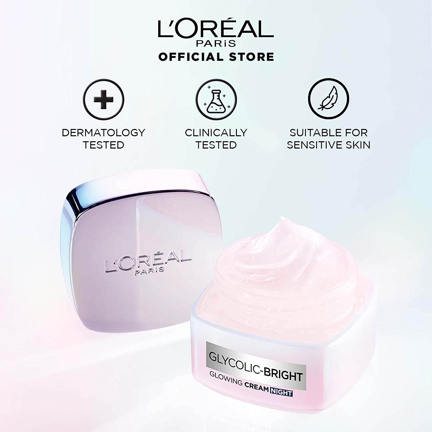 L’Oreal Paris Glycolic Bright Glowing Night Cream 50ml - Alora