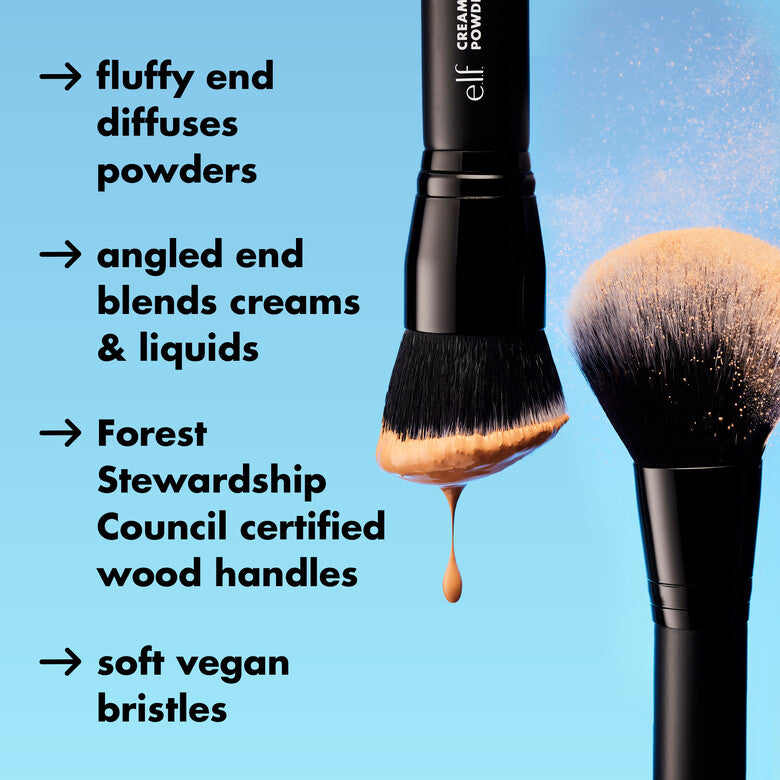 E.l.f Cream & Powder Face Brush