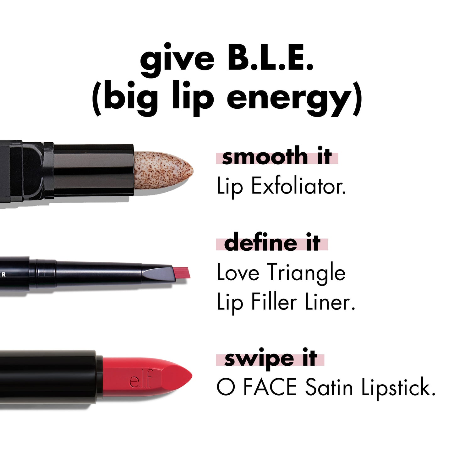 E.l.f. O FACE Satin Lipstick