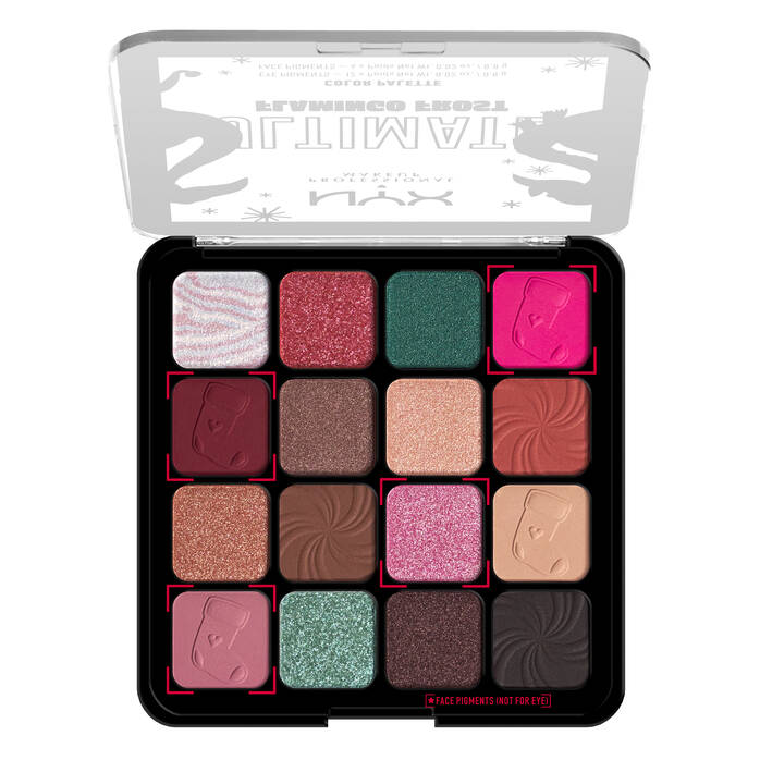 NYX Flamingo Frost 16-pan Color Palette