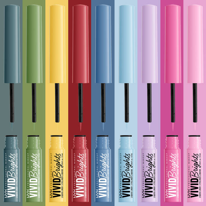 NYX Vivid Brights Colored Liquid Eyeliner