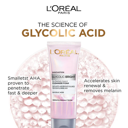 L’Oreal Paris Glycolic Bright Instant Glowing Face Wash 100ml