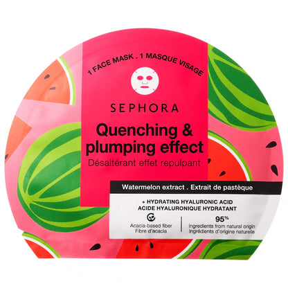 Sephora Face Masks Fruit & Plant Extracts + Hydrating Hyaluronic Acid