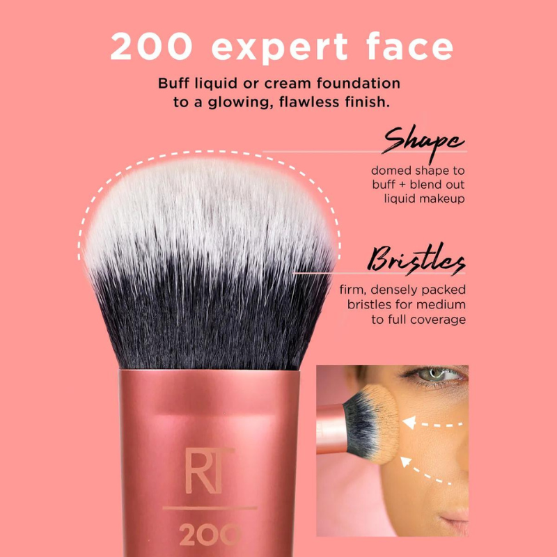 Real Techniques Everyday Essentials Brush Kit x4 + Sponge - Alora