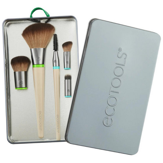 EcoTools Interchangeables Daily Essentials Total Face Makeup Brush Kit (5) - Alora