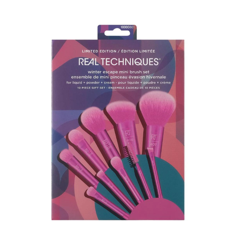 Real Techniques Winter Escape Mini Brush Set Limited Edition - Alora