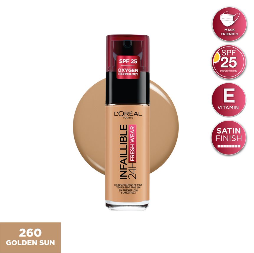 L'Oreal Paris Infallible 24H Fresh Wear Foundation - Alora