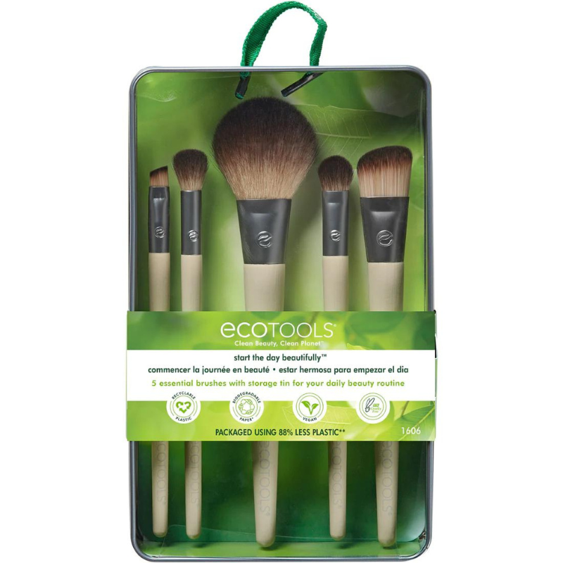 EcoTools Start The Day Beautiful Makeup Brush Kit (5) - Alora