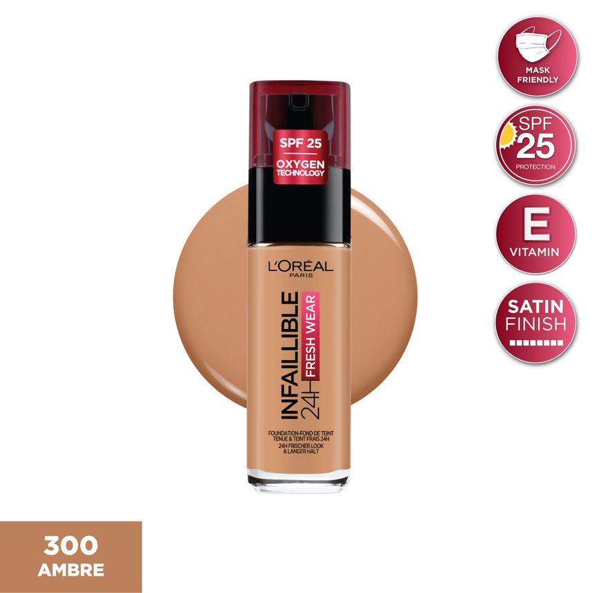 L'Oreal Paris Infallible 24H Fresh Wear Foundation - Alora