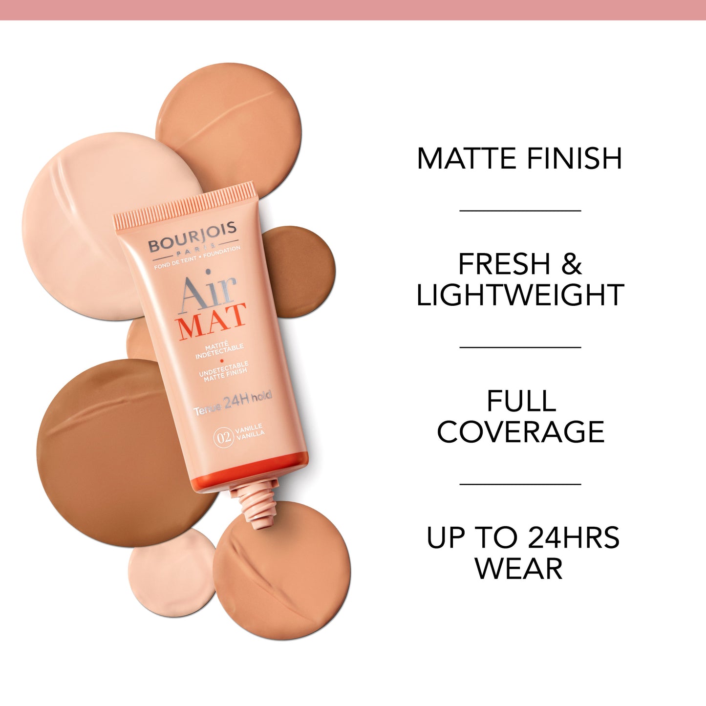 Bourjois Air Mat 24H Foundation - Alora