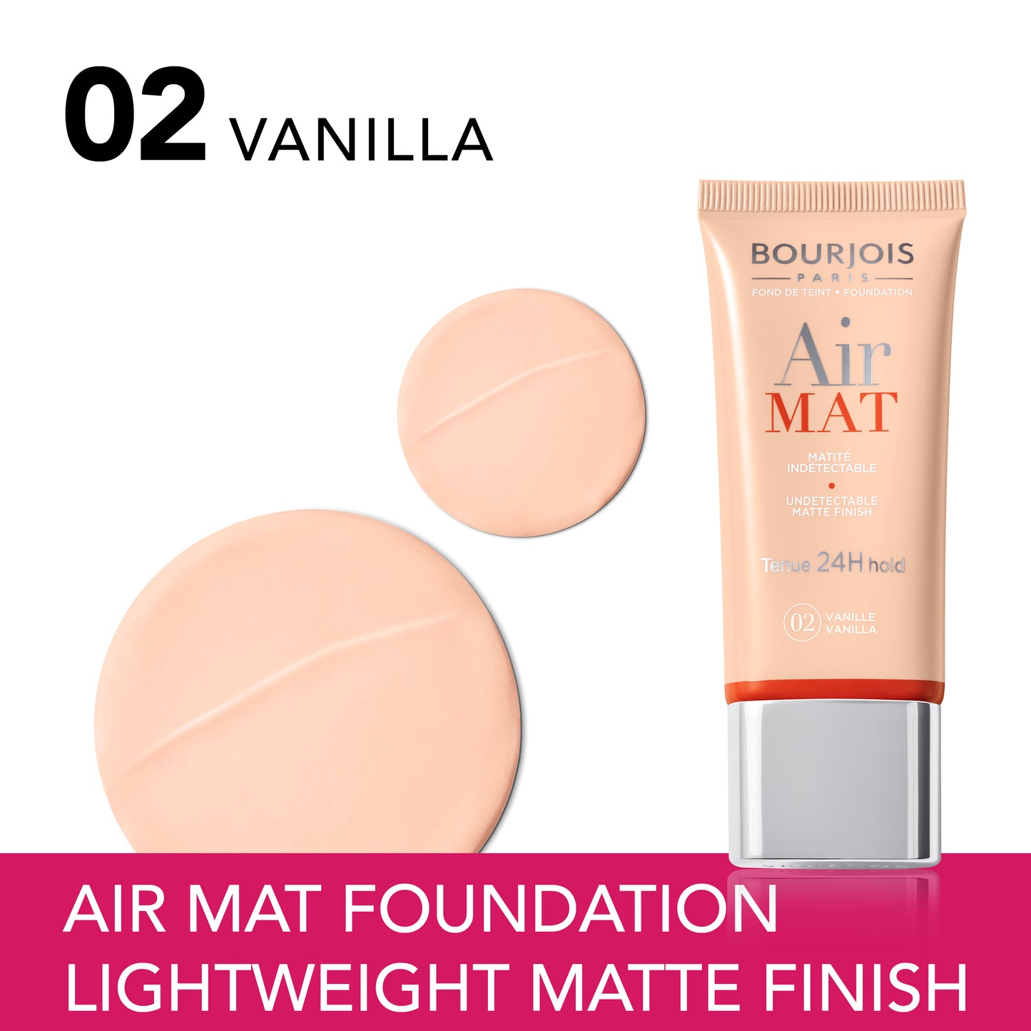 Bourjois Air Mat 24H Foundation - Alora