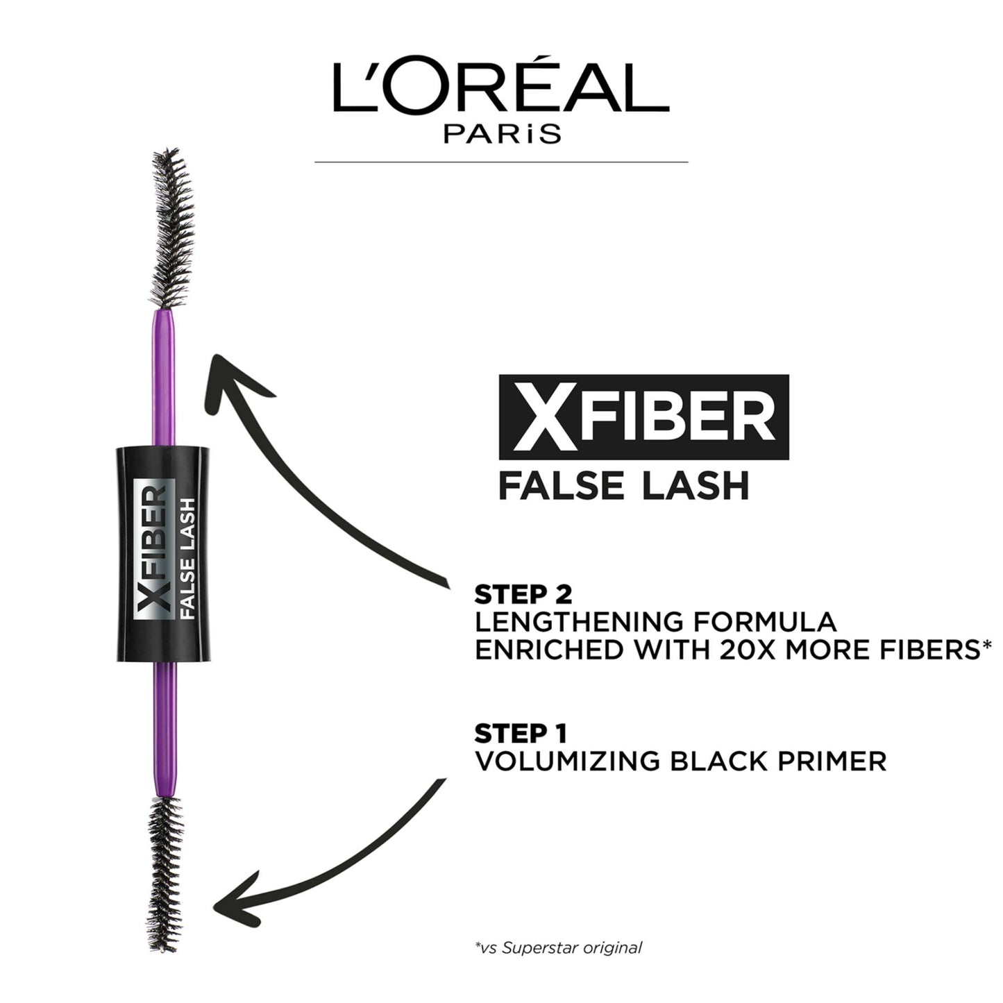 L'Oreal Paris Mascara Super Flash Fiber - Alora