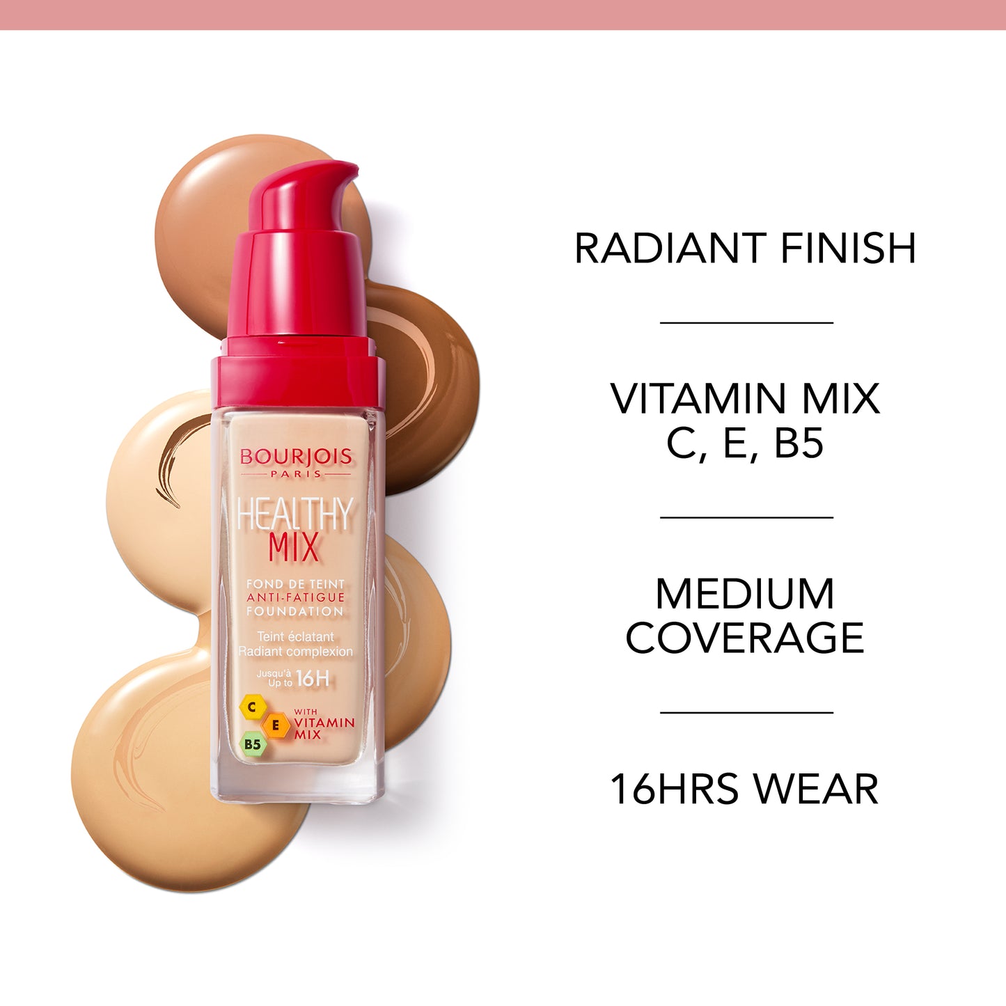 Bourjois Healthy Mix Anti-Fatigue Foundation - Alora