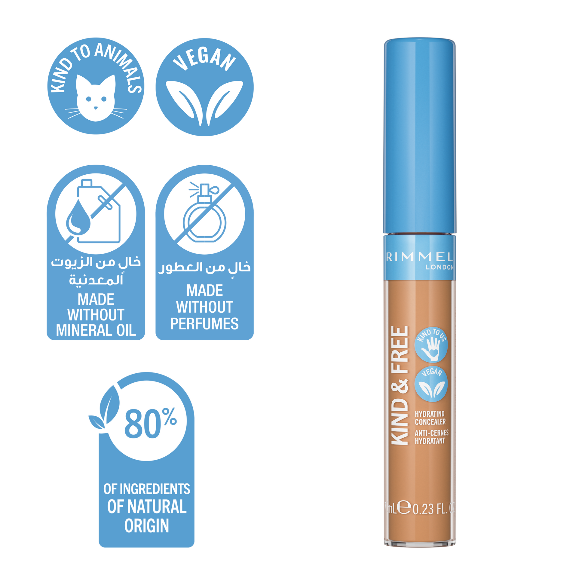 Rimmel Kind & Free All-Day Hydrating Liquid Concealer - Alora