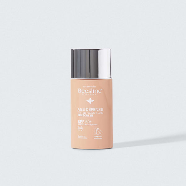 Beesline Age Defense Tinted Facial Fluid Sunscreen Spf 50