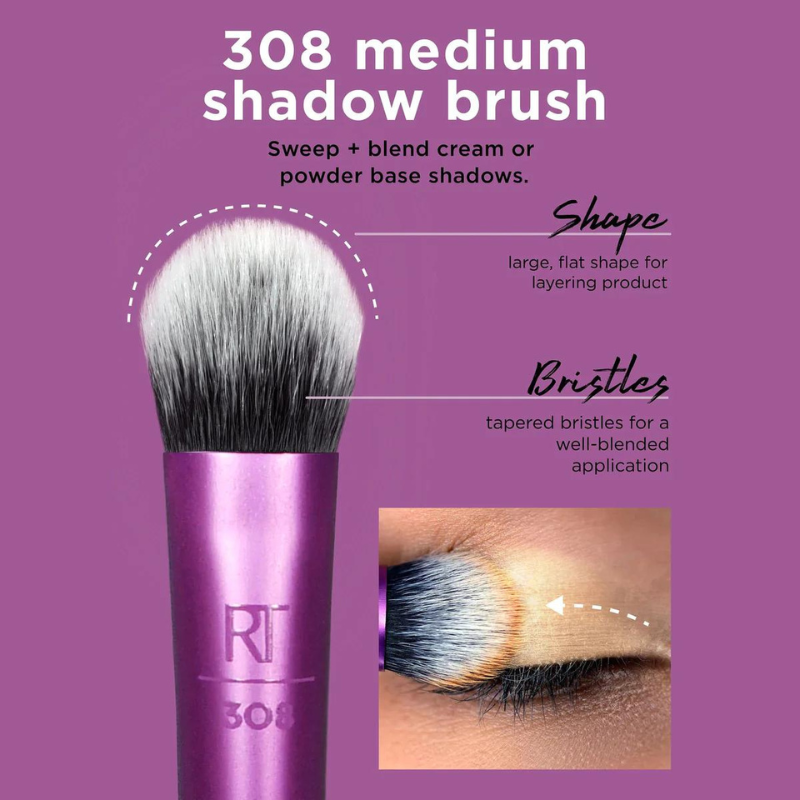 Real Techniques Everyday Eye Essentials Brush Kit (8) - Alora