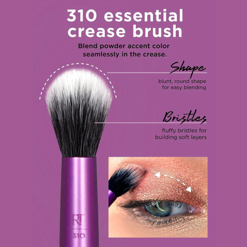 Real Techniques Everyday Eye Essentials Brush Kit (8) - Alora