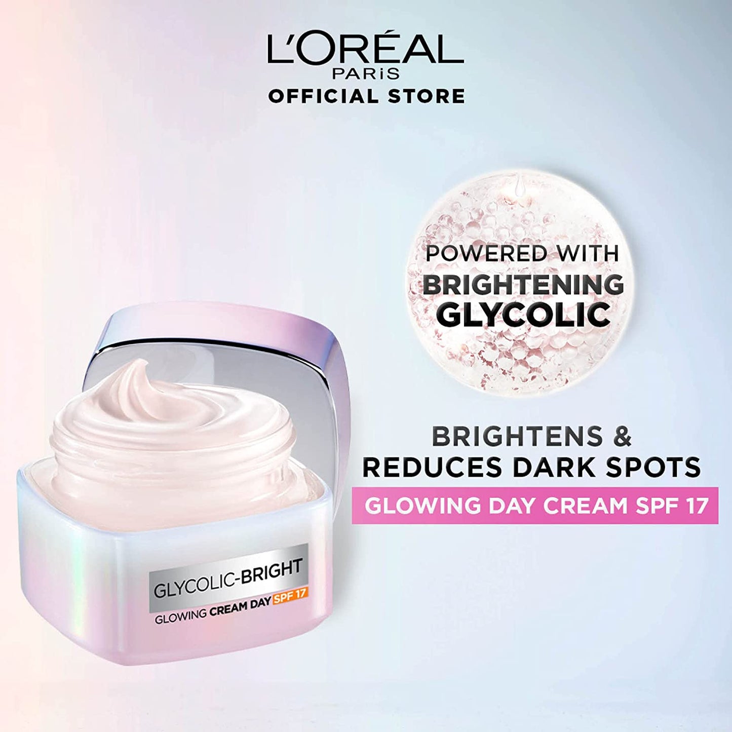 L’Oreal Paris Glycolic Bright Glowing Day Cream SPF17 - Alora