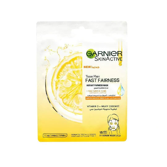Garnier Fast Fairness Tissue Mask For uneven & Dull Skin - Alora