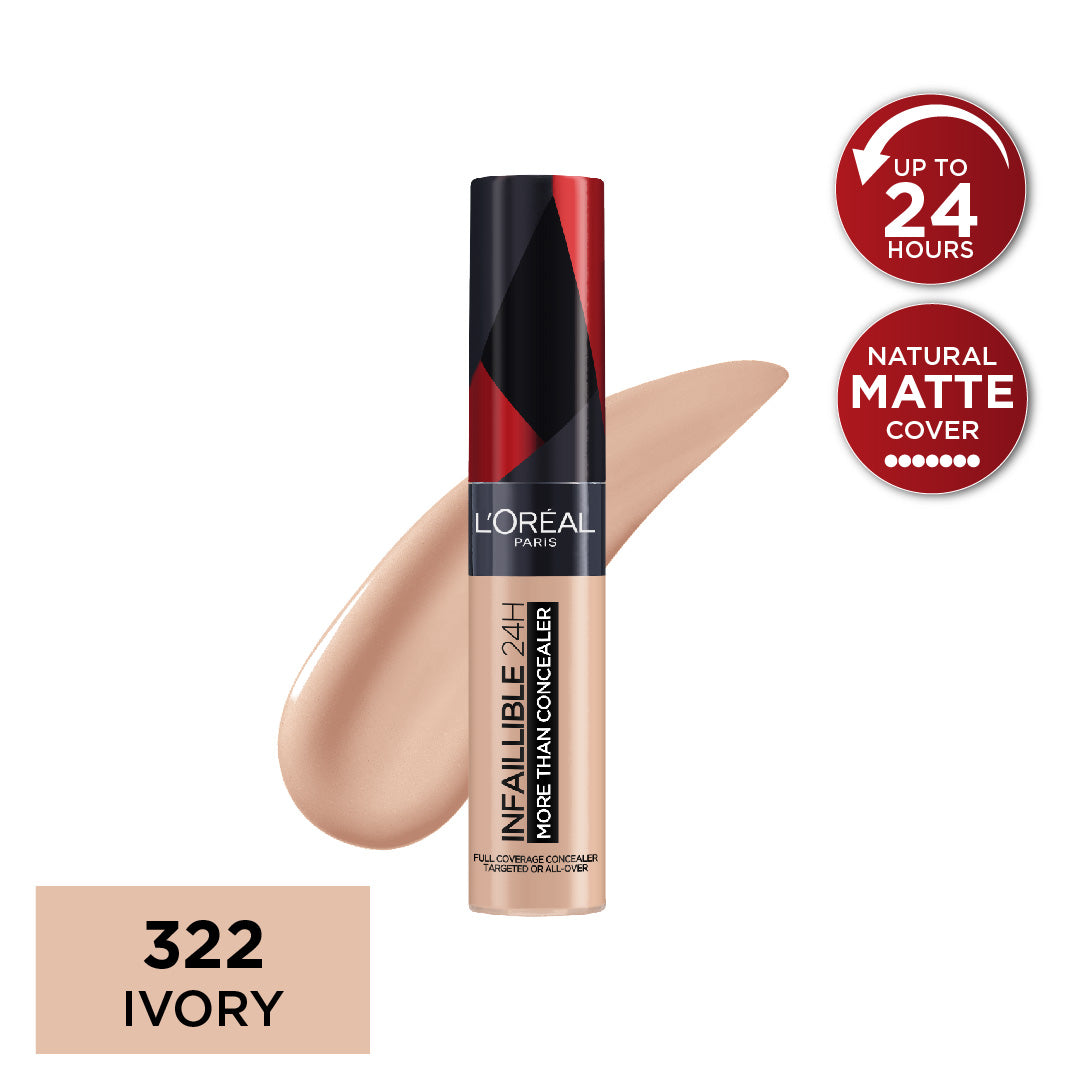 L’Oreal Paris Infallible Full-Wear Concealer- Waterproof Full Coverage - Alora