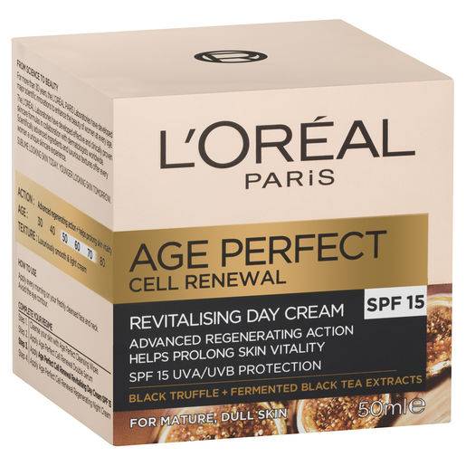 L'Oreal Paris Age Perfect Cell Renewal Revitalising Day Cream SPF15 - Alora