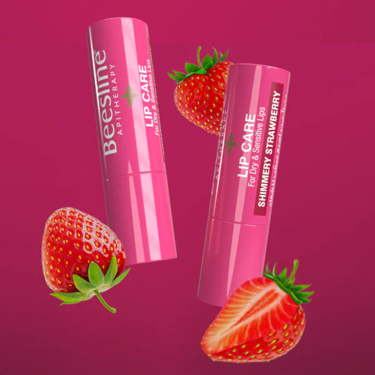 Beesline Lip Care - Shimmery Strawberry