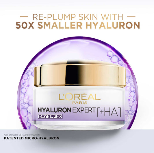 L'Oreal Paris Hyaluron Expert Replumping Day Cream SPF20 50ml - Alora